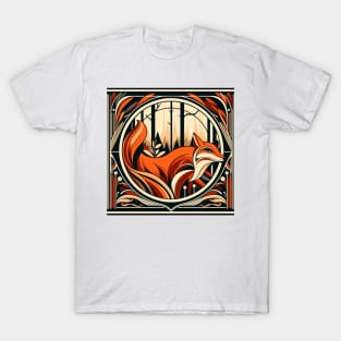 Red fox in the Forest T-Shirt